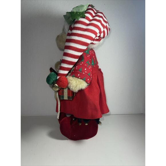 16” Teddy Bear Christmas Plush Standing Figurine Holiday - Picture 2 of 12